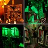 Roroom DIY Miniature and Furniture Dollhouse Kit,Mini 3D Wooden Doll House Craft Model with LED,Creative Room Idea for Halloween Birthday Gift(Spooky Alley)