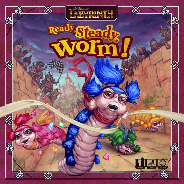 Jim Henson's Labyrinth: Ready, Steady, Worm! Board Game