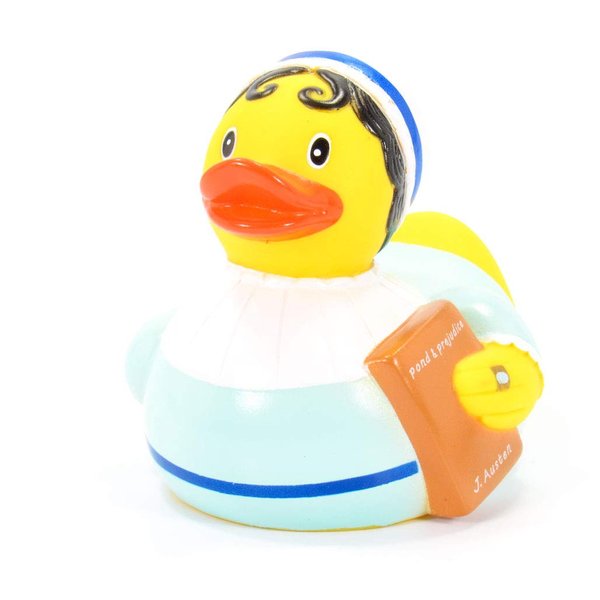 Yarto Famous & Historical Rubber Duck Bath Toys | Educational | Child Safe | Tested for Ages 0+ | Collectable | Party Favors | Cake Toppers (Jane Austin)