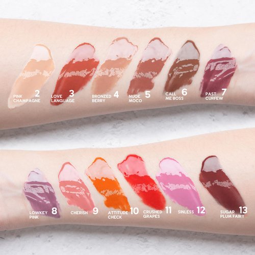 VIOLA HOUSE Lip Gloss, Lip Stains Lip Tint Stain, Clear Lip Gloss, Non Stick Lip Makeup.4ML/0.13Fl.Oz(10 attitude check)