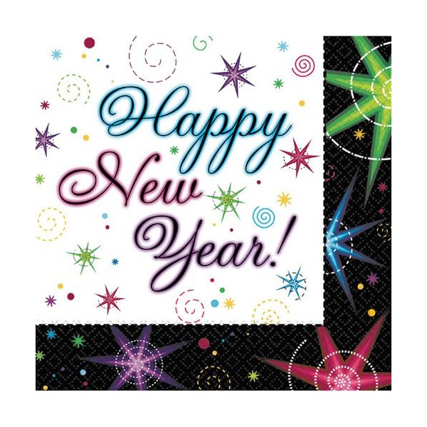 Amscan Night Lights Luncheon Napkins (100ct)
