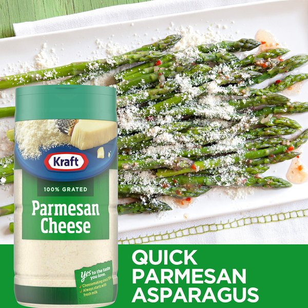 Kraft 100% Grated Parmesan Cheese Shaker (8 oz Bottle), Set of 2