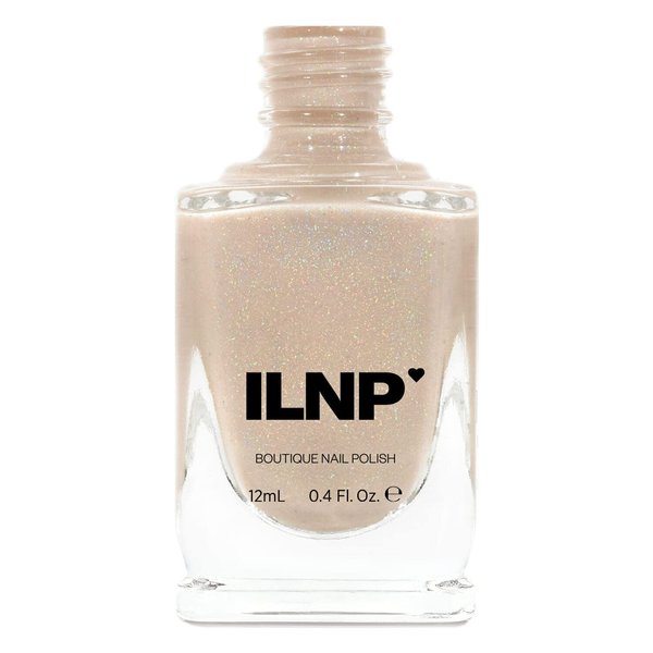 ILNP Elle - Almond Nude Holographic Sheer Jelly Nail Polish
