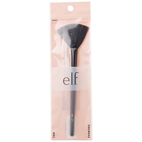e.l.f. Cosmetics Fan Brush for Precision Application, Synthetic