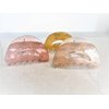 Generic Painted marbled glitter acrylic hair claw clamp clips thin fine medium hair (Primary color: Orange), 1 Count (Pack of 1)