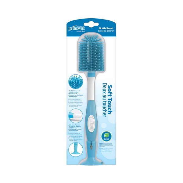 Dr. Brown's Soft Touch Bottle Brush, Blue