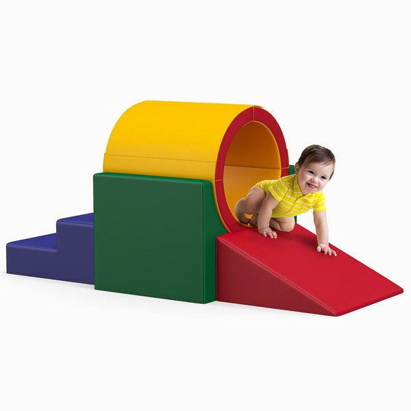 Betterhood Climbing Blocks - Kids Soft Foam Activity Playset - Toddler Couch Climber Gymnastics Equipment for Crawling and Sliding at Home, Preschool