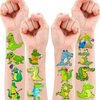 Generic Alligator Temporary Tattoos Crocodile Birthday Party Supplies Favors Decorations Super Cute 96PCS Fake Tattoos Stickers for Boys Girls School Classroom Rewards Gifts Ideal
