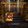 Lighted Winter Garden Flag for Outside, Led Snowman Garden Flag, Winter Yard Flag Winter Garden Flags 12x18 Double Sided for Outdoor Yard Garden Lawn Decoration