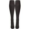NuVein 15-20 mmHg Travel Compression Socks for Women & Men to Reduce Swelling, Knee High, Closed Toe, Charcoal, Small
