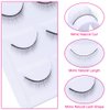 Practice Lashes for Lash Extensions FADLASH 25 Pairs Self Adhesive Eyelashes Lash Extension Strip Eyelashes for Lash Mannequin Head Eyelash Extension Supplies Black