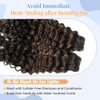 Sew in Hair Extensions Real Human Hair Balayage Black Mix Chestnut Brown 14 Inch Double Weft Human Hair Bundles for Women Water Wave Blonde Highlight Real Hair Bundles 80G Full Ends Sew in Hair