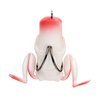 Lunkerhunt Frog Fishing Lure for Bass Fishing | Popping Frog 1/4 oz | Topwater Fishing Bait with Weedless Hooks, Hollow Body (Wounded)