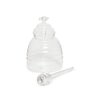 Two's Company 51359 Honey Pot with Honey Comb, Clear