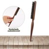 Sliverdew Boar & Nylon Bristle Teasing Brush, Hair Sectioning Comb with Rat Tail Handle Pick, Smoothing Brush for Edge Control, Backcombing, Smoothing, and Styling Thin & Fine Hair to Create Volume