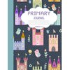 Primary Journal Grades k-2: Castles and Birds, Draw and Write Composition Book for Kids, Half Page Lined Paper with Drawing Space ( 8.5" x 11" Notebook with Soft Durable Cover )