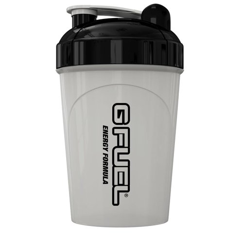 G Fuel Blacked Out Shaker Bottle, Drink Mixer for Pre Workout, Protein Shake, Smoothie Mix, Meal Replacement Shakes, Energy Powder and More, Blender Cup, Portable Safe, BPA Free Plastic - 16 oz