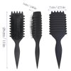 Curly Hair Brush，2024Curl Defining Brush, Curl Defining Brush,for Combing and Shaping Men's and Women's (Black)