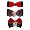Hofar 3PCS Christmas Hair Clips for Women Xmas Bow Hair Clip Festive Snowflake Hairpins Holiday Hair Accessory Party Gifts