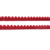 YYCRAFT 10 Yards 3/8" Wide Tiny Pom Pom Ball Fringe Trim DIY Craft Sewing Accessory for Home Curtain Clothes Pillow Decoration(pom Size 5mm,Red)