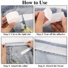 2 Roll Disposable Collar Protector Sweat Pads, Self-adhesive Shirt Collar Protector Comfortable Collar Sweat Pads Shirt Neck Liner Invisible Protector Hat Sweat Liner Against Sweat Stains (white)