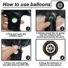 8 Pcs Wheel Tire Balloons 18 Inch Tire Balloons Race Car Birthday Party Decorations Foil Balloons Boy Racing Party Decorations