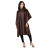 Betty Dain Bleach-proof All Purpose Styling Cape, Material Defends Against Bleach Stains, Color Proof, Chemical Proof, Waterproof, Lightweight Embossed Nylon, Brown