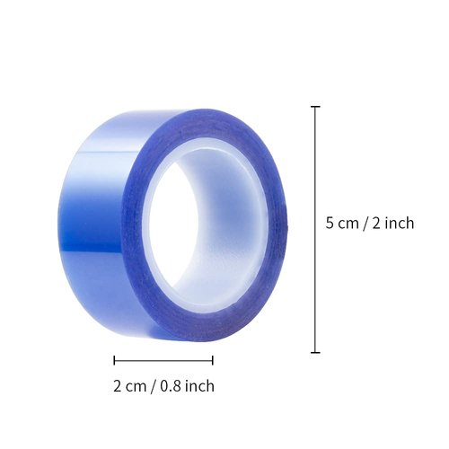 PYD Life 6 Rolls Sublimation Blanks 0.8 Inch x 52 Ft Heat Resistant Tape, Blue Heat Tape, Thermal Tape Up to 250℃(480℉) for Sublimation Tumblers Mugs Sublimation Print Heat Press