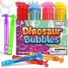 64 Pack Bubble Wand 8 Style with Gift Box, Mini Bubbles Party Favor Stick Set for Kid Girl Boy, Dinosaur Toy Bulk Supplies for Birthday Prizes Box Filler, Goodie Bag Stuffers, Wedding Bath Time Toys
