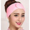 WOIWO 2 Pieces Spa Facial Headband,Stretchable Head Wrap Headbands with Magic Tape for Wash Face, Yoga, Sport, Makeup, Etc