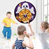 Halloween Games Dart Board 26in Ghost Dart Board with 12 Sticky Balls and Hooks Halloween Party Favors Indoor Outdoor Sports Puzzle Game