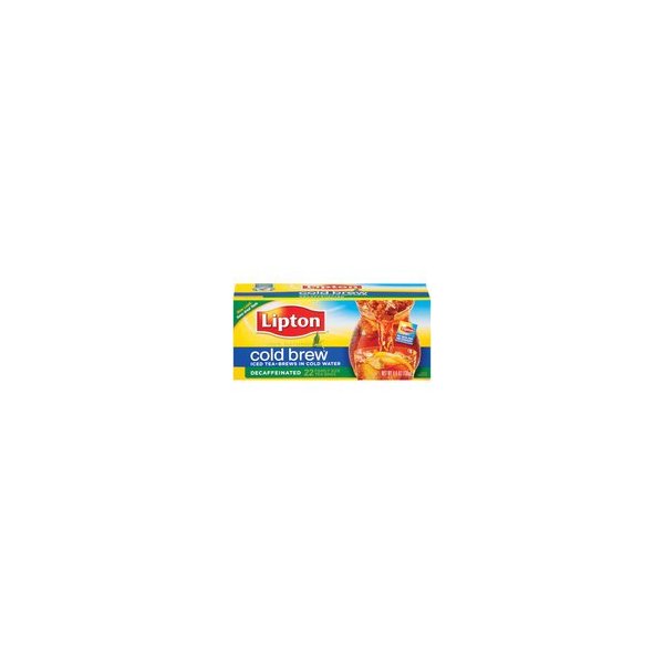 Lipton Cold Brew Decaffeinated Pitcher Size Tea Bags, 22ct tea bags - 2 Boxes