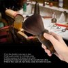 Anself 2pcs Neck Duster Brush, Natural Fiber Wooden Handle Cutting Kits Salon Hair Removal Brush Broken Hairbrush
