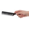 Teasing Comb, 3 Row Comb Hair Care Hair Styling Modeling Comb Lightweight Hair Salon Supplies Comb (Black)