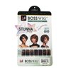 BOBBI BOSS Stunna Series MH1509 Latrice Short Curly Human Hair Wig 100% Human Hair Wigs, Unprocessed Human Hair Bundles (Natural BK)