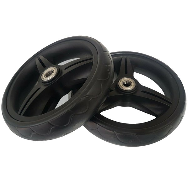 Front Wheels and Tires Compatible with Baby Jogger City Select and Premium Strollers (not Mini GT or LUX), set of 2