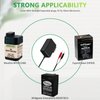 Bouge 6 Volt Battery Charger for Moultrie Battery, ExperPower Battery, Motorcycle Battery, Interatate Batteries, Wildgame Innovations, Mighty Max Battery, Deer Feeder Battery Charger