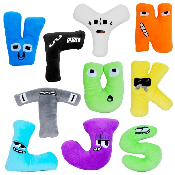 KrauzPet Dog Toys Squeaky, [10 Pack] Plush Stuffed Puppy Teething Toy Set, Cute Interactive Pet Chew Toys for Puppies Small Medium Dogs