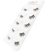 DAODER Eyelashes Half Lashes Natural Look Wispy Cat Eye Mink Lashes Flared Curly 15mm Fake Eye Lashes Extension Reusable Soft Light 3D False Eyelashes for Daily Wear 5 Pairs (8D Half Lashes Flared)