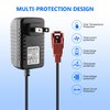 BXIZXD 12 Volt Battery Charger for Ride On Toys and Wire Harness Connector, 12V Kids Ride On Car Charger, 12V Electric Car Riding Toy Battery Power Adapter Square Plug