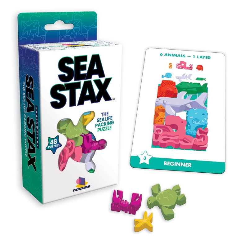 Brainwright - Sea STAX - The Deep Sea Creature Shaped Pattern Puzzle ...