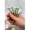Set of 5 Baby breath bridal hair pins wedding piece tiny flower hairpiece