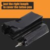 Tattoo Machine Pen Covers - Yuelong 200pcs Black Tattoo Pen Bags sleeves Tattoo Machine Sleeves Plastic Pen Type Bags for Tattoo Artist