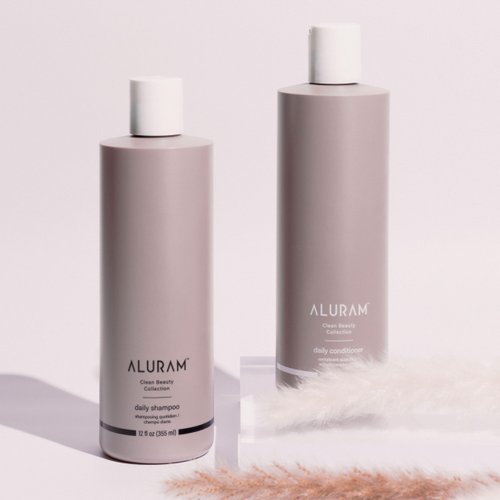 Aluram Coconut Water Daily Conditioner for Men and Women, Clean Hydration and Shine for All Hair Types, 12 Fl Oz