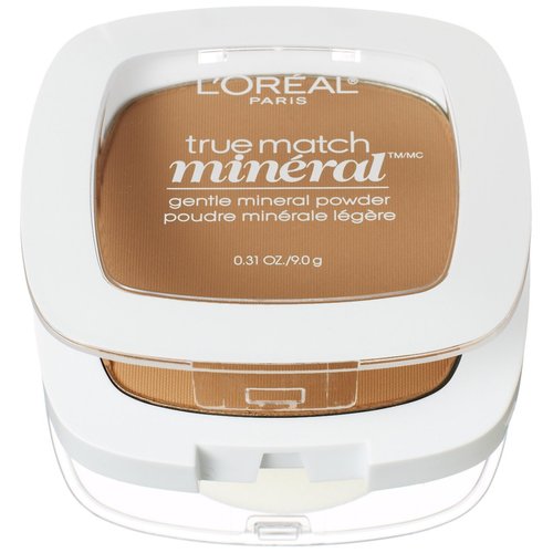 L'Oreal Paris True Match Mineral Pressed Powder, Classic Tan, 0.31 Ounce