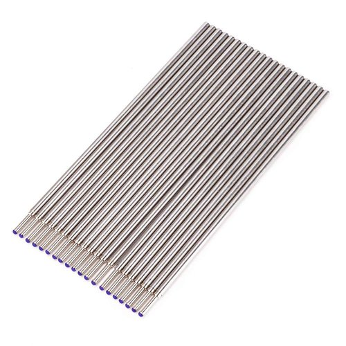 20pcs/Box Tattoo Skin Marker Pen Tattoo Piercing Skin Surfer Cores Microblading Marking Pen Refill Accessory Marker (Blue)