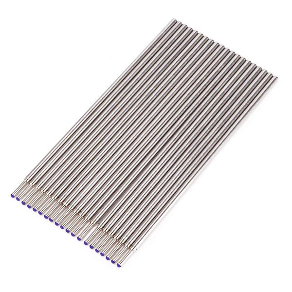 20pcs/Box Tattoo Skin Marker Pen Tattoo Piercing Skin Surfer Cores Microblading Marking Pen Refill Accessory Marker (Blue)