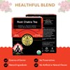 Buddha Teas - Root Chakra Tea - Organic Herbal Tea - For Security & Stability - With Ashwagandha Root, Raspberry Leaf, Cloves & Garnet Essence - 100% Kosher & Non-GMO - 18 Tea Bags (Pack of 1)