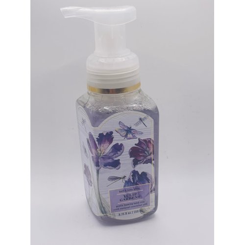 Tulip Gardens Gentle Foaming Hand Soap 8.75 Ounce Wash Full Size Pump Bottle