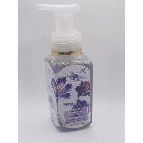 Tulip Gardens Gentle Foaming Hand Soap 8.75 Ounce Wash Full Size Pump Bottle